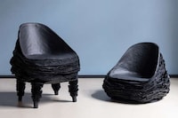 Layered Recycled Cardboard Furniture Image 4