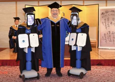 Avatar Robot Graduation Ceremonies
