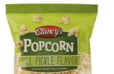 Dill Pickle Popcorn Snacks