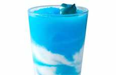 Blue Raspberry Soda Slushies