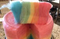 Rainbow Cotton Candy Cakes