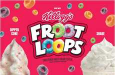 Sweet Cereal-Studded Cones