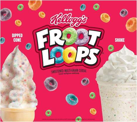Sweet Cereal-Studded Cones