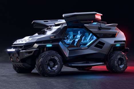 Protective Futuristic SUVs