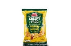 Crinkle Cut Taco Chips