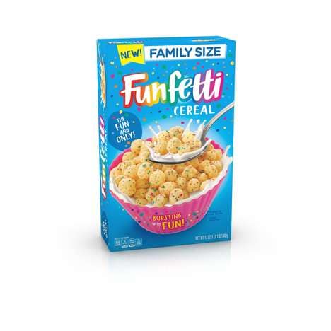 Birthday Cake Breakfast Cereals