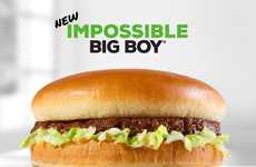 Double-Decker Plant-Based Burgers