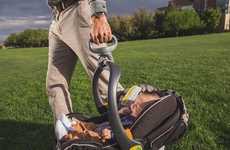 Ergonomic Infant Seat Handles