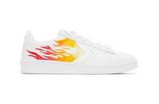 Fire Graphic Gradient Sneakers