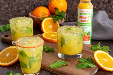 Organic Cold-Pressed Orange Juices
