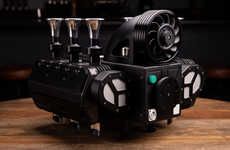 Engine-Inspired Espresso Machines