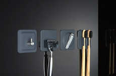Grooming Tool-Holding Mirror Tiles
