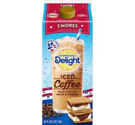 S'mores-Flavored Iced Coffees