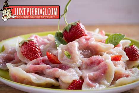 Strawberry-Filled Pierogies