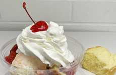 Seasonal Strawberry Shortcake Sundaes