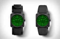 Retro HUD-Inspired Timepieces