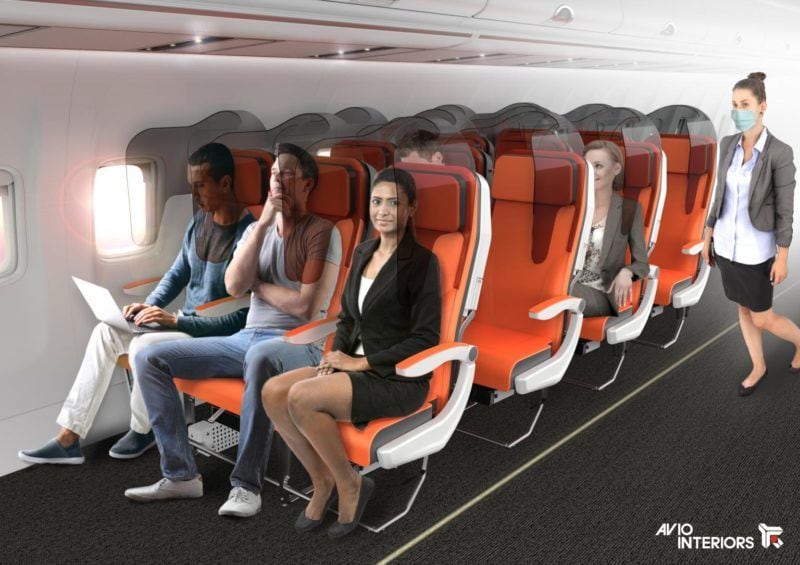 Separating Airplane Seats