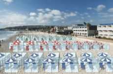 Glass Tanning Beach Booths