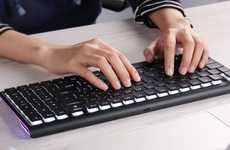 Minimalist Low-Noise Keyboards