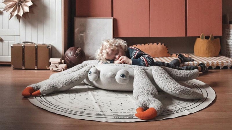Comfy Crustacean Floor Pillows