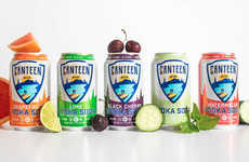 Sparkling Vodka Waters