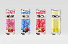 Maple-Sweetened Sparkling Drinks