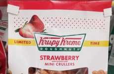 Twisted Mini Strawberry Donuts