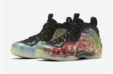 Galactic-Inspired Basketball Sneakers