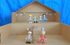 Recyclable Cardboard Dollhouses