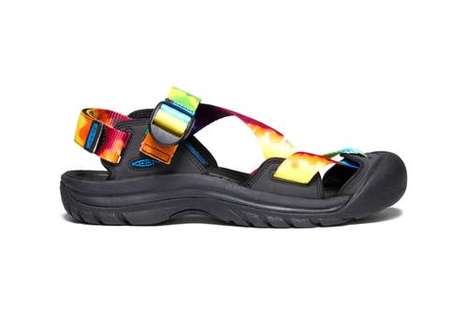 Psychedelic Tonal Sandals