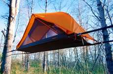 Stable Suspended Camping Shelters