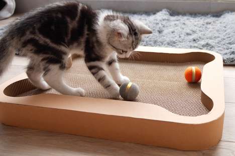 Interactive Feline Board Games