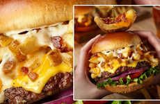 Cheesy Fries-Topped Burgers