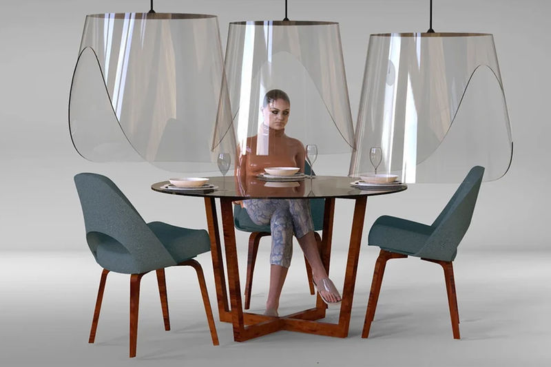 Social Distancing Dining Shields
