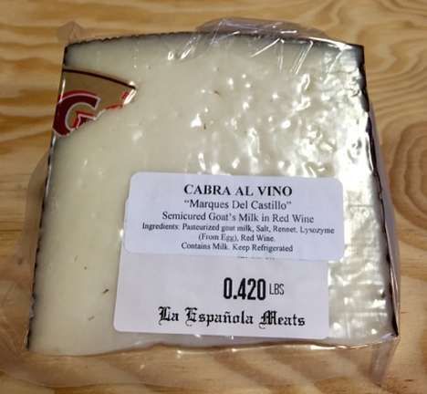 Wine-Soaked Goat Cheese