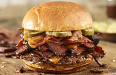 Meaty Smoked Brisket Burgers