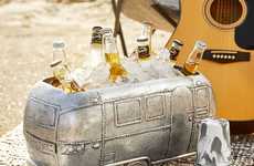Vintage Camper-Themed Coolers