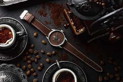 Ground Coffee-Made Timepieces