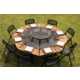 Octagonal Grill Tables Image 1