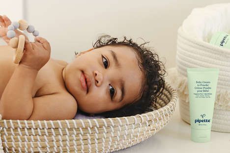 Cream-to-Powder Baby Products