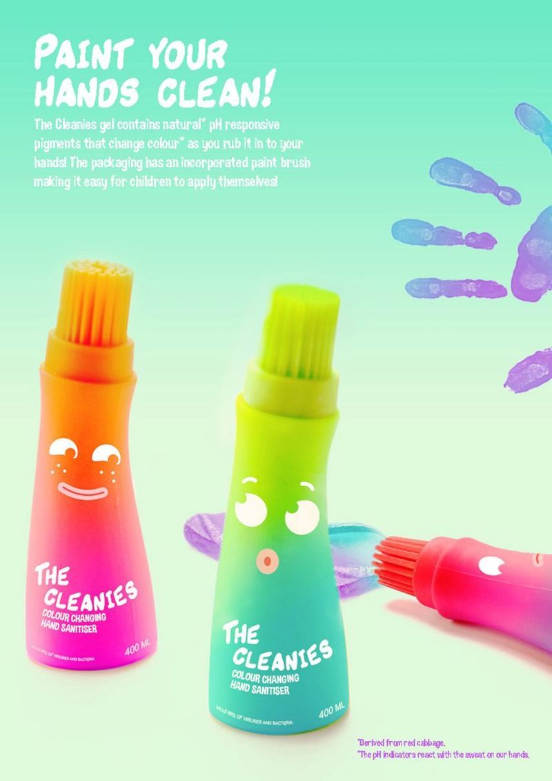 Brush-On Hand Sanitizers