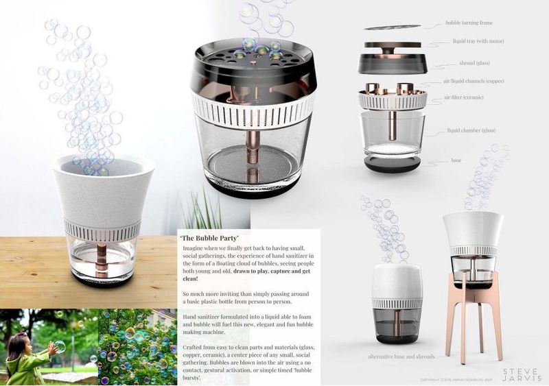 Sanitizing Bubble Machines