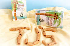 Rolled Coconut Wafer Cookies