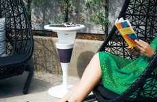 Solar-Powered Outdoor Tables