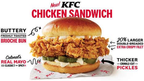 Extra-Large Chicken Sandwiches