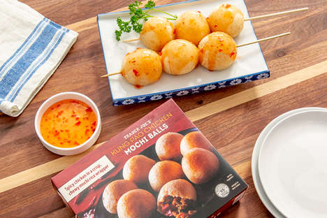 Chicken-Filled Mochi Appetizers