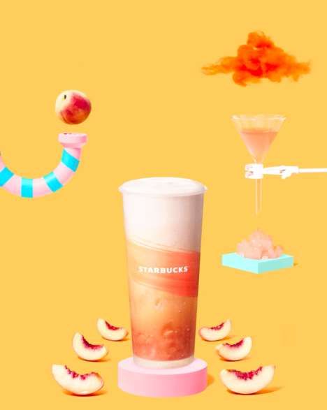 Peach-Flavored Jelly Drinks