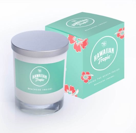Sunscreen-Branded Candles