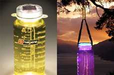 Glowing Water Bottles