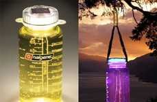 Glowing Water Bottles